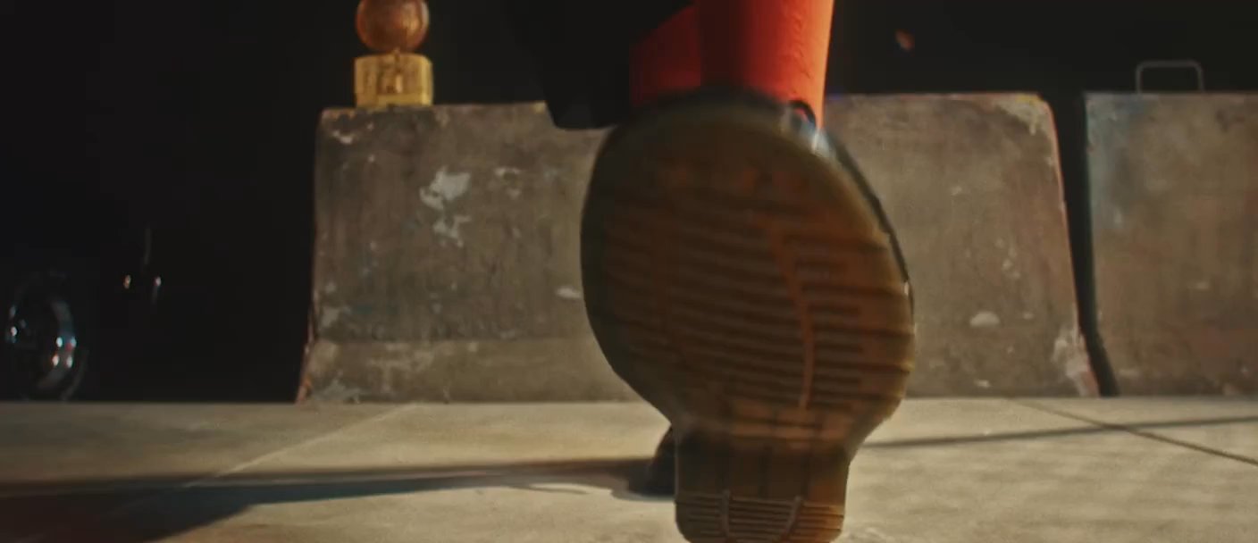 Video of boots stomping